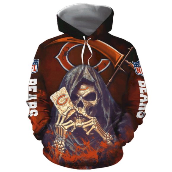 Chicago Bears 3D Hoodie Clothing Apparel Sweater CB1CB1006